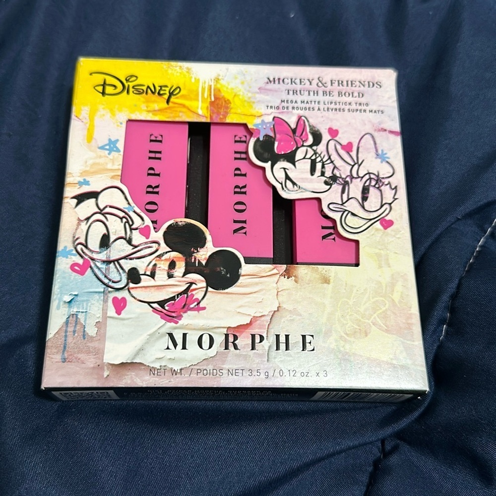 Morphe Disney Mickey & Friends Matte Lipstick Trio